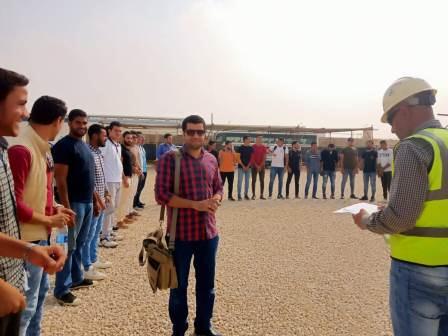 زيارة لمصنع الرخام بالمنطقة الصناعية